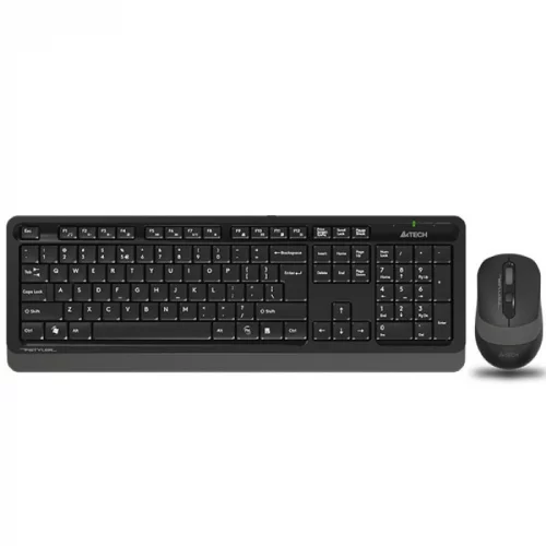 Клавиатура + мышь A4Tech Fstyler FG1010, Wireless, 2.4G, USB, 1200-1600-2000dpi, 4But, Multimedia (FG1010 GREY)