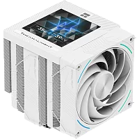 Кулер для процессора/ CPU Cooler Thermalright Phantom Spirit 120 Vision SNOW (4-pin PWM, LED, 160mm, Ni/ CU, 7x6mm, ARGB, 2x120mm, 92CFM, 36dBA, 2150RPM, S: 1851, 1700, 1200, 115X, AM5, AM4, white) (PS120-V-SNOW)