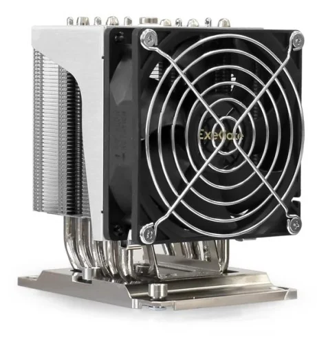 Exegate EX293441RUS Кулер ExeGate ESNK-P0070APS4.PWM.4U.3647.Cu {(Al+Cu, 4U, 5 тепл. трубок, LGA3647, TDP 205W, PWM, 1900-3800RPM, 2 ball bearing, 4pin, 44db, 660г, на винтах, с термопастой} RTL