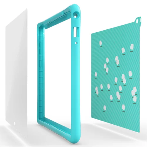 Чехол Lenovo TAB4 10 Plus Kids Case (WW) бирюзовый [ZG38C01722]