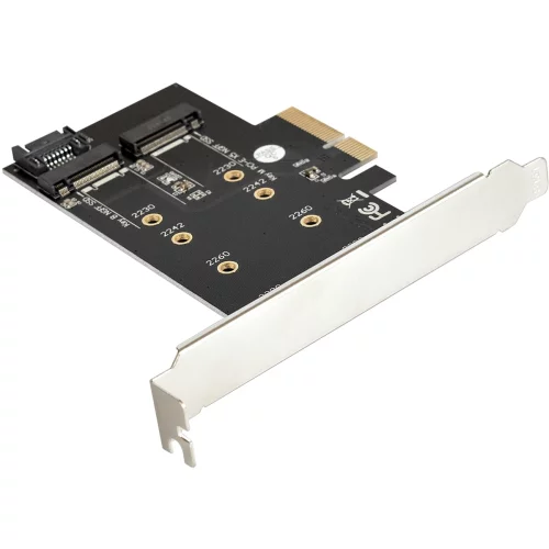 Exegate EX283713RUS Переходник EXE-509 M.2 B key + M.2 M Key -> PCI-Ex4/ SATA