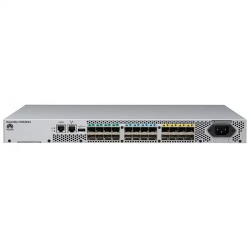 FC SAN коммутатор Huawei OceanStor SNS2624 (02351JVV) (02351JVV) FC SAN коммутатор Huawei OceanStor SNS2624 (02351JVV)