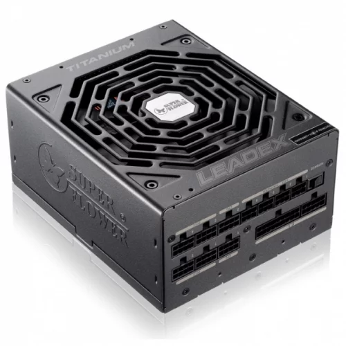 блок питания 850 Ватт/ Super Flower Power Supply Leadex Titanium, 850W, ATX, 140mm, 10xSATA, 4xPCI-E(6+2), 2xPCI-E(6), APFC, 80+ Titanium, Full Modular (SF-850F14HT)