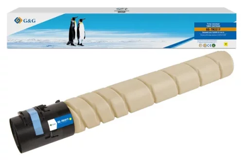 Тонер-картридж G&G for Konica Minolta, желтый, GG-TN221Y (GG-TN221Y) G&G toner-cartrige for Konica Minolta bizhub C227/ bizhub C287 yellow without chip 21000 pages TN-221Y A8K3250 (GG-TN221Y)