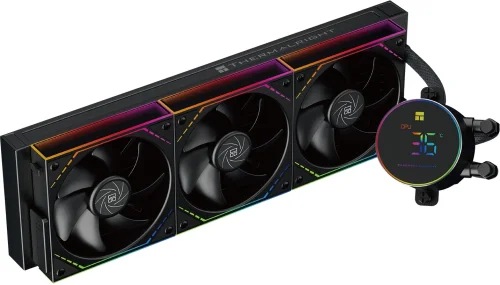 Система водяного охлаждения Thermalright Frozen Magic 360 Digital V2 ARGB Soc-AM5/AM4/1200/1700/1851 черный 4-pin 28.2dB Al LCD Ret (F-MAGIC-360-DIGITAL-BL-ARGB-V2)