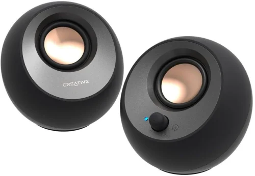 Колонки Creative Pebble V3 MF1700 (51MF1700AA000) Колонки Creative Pebble V3 MF1700 2.0 черный 8 Вт Bluetooth (51MF1700AA000) фото 6