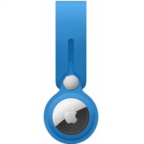 Брелок-подвеска Apple AirTag полиуретан, синий (MLYX3ZM/A) (MLYX3ZM/A) Брелок-подвеска Apple AirTag полиуретан, синий (MLYX3ZM/A)