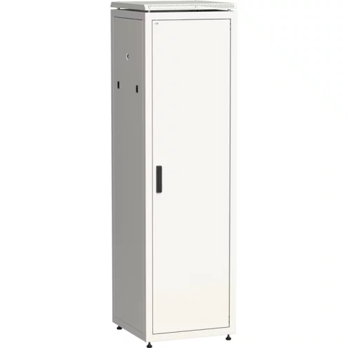 Шкаф сетевой 19 LINEA N 42U 600х600 мм металлическая передняя дверь серый (LN35-42U66-M)