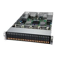 Supermicro SuperServer 2U 240P-TNRT noCPU(4)3rd Gen Xeon Scalable/ TDP 250w/ no RDIMM(48)/ HDD(24)SFF/ NVMe SAS SATA/ 2x10GbE, 2x10Gb SFP+/ 2x2000W (SYS-240P-TNRT)