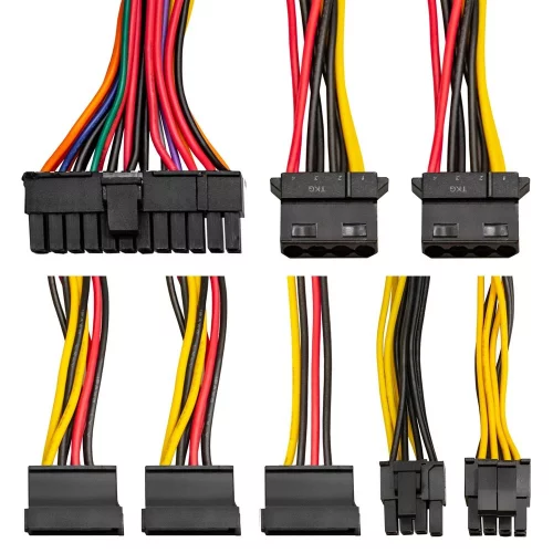 Exegate EX292228RUS Блок питания 450W ExeGate TPS450 (TFX, 8cm fan, 24pin, 4+4pin, 3xSATA, 2xIDE, black) фото 3