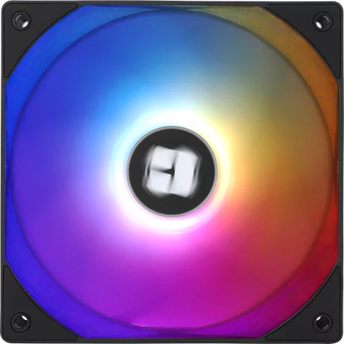 Кулер для корпуса/ Case Cooler Thermalright TL-C12RB-S V2 Reverse (120x120x25mm, 4-pin PWM, ARGB, 58CFM, 25.6dBA, 1500RPM, Black)