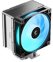 Кулер для процессора DEEPCOOL AG500 G2 ARGB LGA1851/1700/AM5/AM4 (12шт/кор, TDP 250W, PWM, ARGB Fan 120mm, 5 тепл.трубок, черный) RET (R-AG500-BKAMMG2-G)