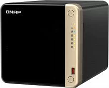 Сетевое хранилище без дисков/ SMB QNAPTS-464-8G NAS 4 HDD trays, 4-core Intel Celeron N5105/N5095 2.0-2.9 GHz, 8 GB RAM (1 x 8 GB) up to 16 GB (2 x 8GB), 2x2.5 Gigabit Ethernet , 2xUSB 3.2 Gen 2 (10Gbps), 2xUSB 2.0 port, 1xHDMI, 2xM.2 PCIe Gen 3 x1 slots