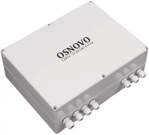 Уличный коммутатор OSNOVO SW-80402/WL Уличный управляемый (L2+) PoE коммутатор на 6 портов. Порты: 4 x GE (10/100/1000Base-T) с PoE (до 30W) + 2 x GE SFP (1000Base-X). Соответствует стандартам PoE IEEE 802.3af/at. Автом
