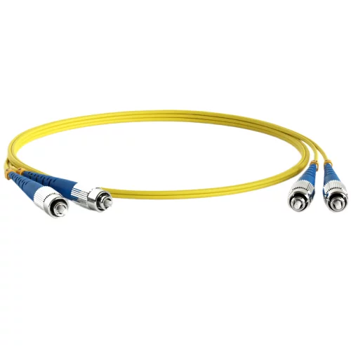 Кабельная сборка Hyperline FC-D2-9-FC/ UR-FC/ UR-H-1M-LSZH-Y Патч-корд волоконно-оптический (шнур) SM 9/ 125 (OS2), FC/ UPC-FC/ UPC, 2.0 мм, duplex, LSZH, 1м (FC-D2-9-FC/UR-FC/UR-H-1M-LSZH-YL)