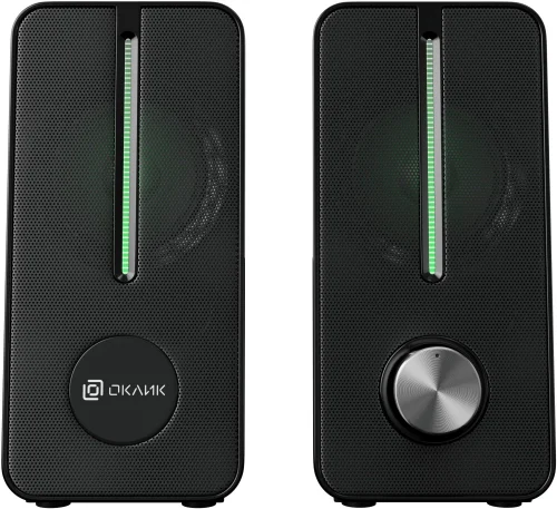 Колонки Оклик OK-120U 2.0 черный 6Вт (2051208) (2051208#MLN)