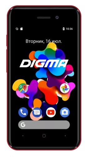 Смартфон Digma Q401 3G HIT 8Gb 1Gb FM красный моноблок 3G 2Sim 4 480x800 Android 7.0 2Mpix 802.11 b/ g/ n GSM900/ 1800 GSM1900 TouchSc FM microSD max32Gb (HT4039PG)