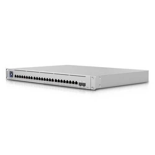 Ubiquiti UniFi Switch Enterprise Campus 24 PoE PoE-коммутатор в стойку, 16х 10G RJ45, 8х 2.5G RJ45, 2х 10G SFP28, раздача 1050 Вт (ECS-24-POE)