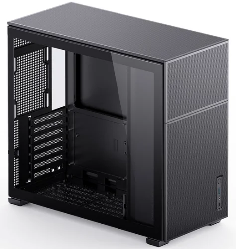 Корпус без блока питания/ Case JONSBO D41 MESH, Midi-Tower, TG, no fan, 1xUSB-A 3.2 + 1xUSB-C 3.2, ATX, mATX Black (D41 MESH BLACK) фото 2