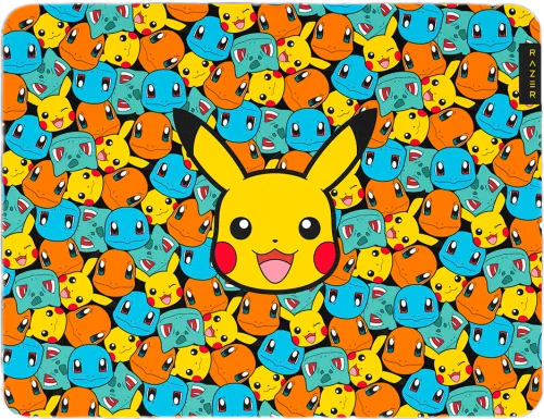 Игровой коврик для мыши Razer Gigantus V2 Medium - Pokemon Kanto Starters Ed./ Razer Gigantus V2 Medium - Pokemon Kanto Starters Ed. Mouse Mat (RZ02-03333900-R3M1)