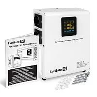 Exegate EX298250RUS Стабилизатор напряжения настенный ExeGate Master Turbo XV-3000 (3000ВА, вход 80-265В, цветной дисплей, выход 220В±8%, КПД 98%, 5 уровней защиты, задержка, усиленный метал.корпус, к