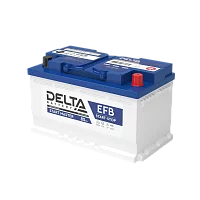 Аккумуляторная батарея для автомобилей/ DELTA серия START MASTER, DELTA START MASTER 85 Ah EFB, напряжение 12В, емкость 85 Ач (разряд 20 часов; 10.5В), пусковой ток: 820А, полярность обратная ( - +),