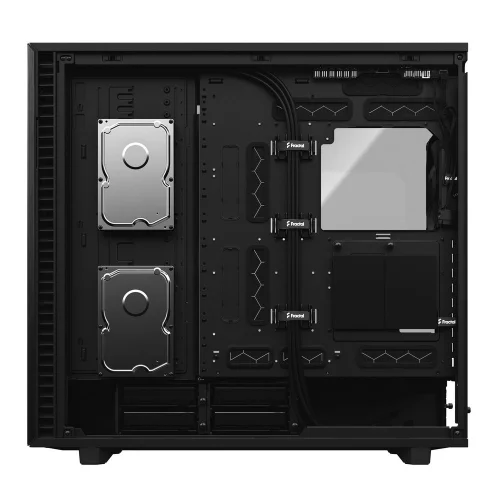 Корпус ПК без блока питания/ Case Fractal Design Define 7 XL TG Dark Tint, Full-Tower, 3x140mm, 2xUSB-A 2.0 + 2xUSB-A 3.2 + 1xUSB 3.2 Type-C EE-ATX, E-ATX, SSI-CEB, SSI-EEB, ATX, mATX, mITX Black (FD-C-DEF7X-03) фото 24