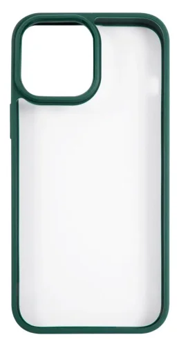 Чехол (клип-кейс) для Apple iPhone 13 Pro Max Usams US-BH771 прозрачный/ зеленый (УТ000028123)