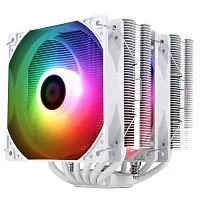 Thermalright Кулер Peerless Assassin 120 SE White ARGB LGA115X/1200/1700/AM4/AM5 (Dual Tower, 2x120mm ARGB PWM Fan, медное основание, 6 тепл. трубок 6мм) / TRPA120SEAW