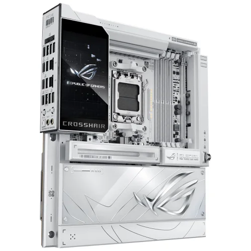 Материнская плата ASUS ROG CROSSHAIR X870E GLACIAL AM5 E-ATX 4xDDR5 2xPCIEx16 2xM.2 2xUSB-C 2x10GLAN WiFi 7 (90MB1NQ0-M0EAY0) фото 6