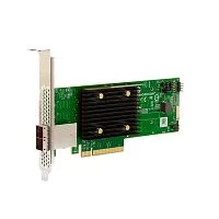 HBA-адаптер Broadcom 9500-8e SGL (05-50075-01 / 03-50075-01002) PCIe Gen4 x8 LP, Tri-Mode SAS/ SATA/ NVMe 12G HBA, 8port(2*ext SFF8644), 3808 IOC (05-50075-01003 / 03-50075-01002)