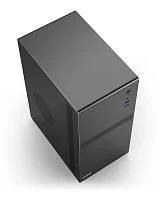 CBR Корпус mATX Minitower V203, c БП PSU-ATX550-12MD (550W/120mm), 1*USB 3.0, 1*USB 2.0, HD Audio+Mic, Black [PCC-MATX-V203-550W]