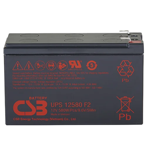CSB Аккумуляторная батарея для ИБП (12V/ 10.5Ah) (UPS12580 F2 CSB)