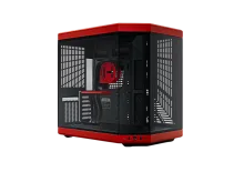 Корпус без блока питания/ Case HYTE Y70, Midi-Tower, TG, no fans, 2xUSB-A 3.2, 1xUSB Type-C, E-ATX, ATX, mATX, mITX Black Cherry (CS-HYTE-Y70-BR)