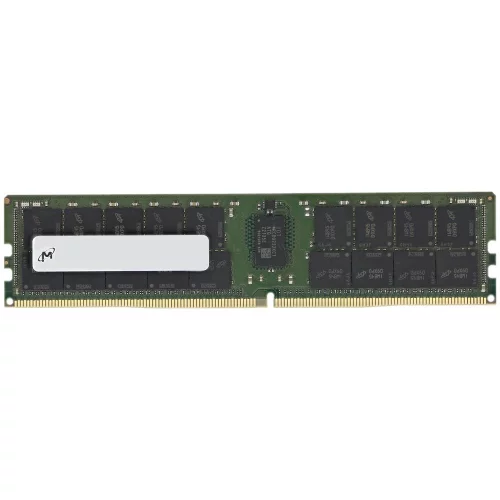Модуль памяти Micron 64GB Micron DDR4 3200 RDIMM Server Memory, ECC Reg, CL22, 1.2V, 2Rx4, Bulk (MTA36ASF8G72PZ-3G2_PULL)
