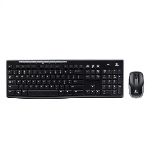 Комплект (клавиатура + мышь)/ Logitech Wireless Desktop MK270 (USB, FM, keyboard:2xAAA, mouse:optical, 1000dpi, 3btn+Roll, 1xAA) Retail (920-004518)