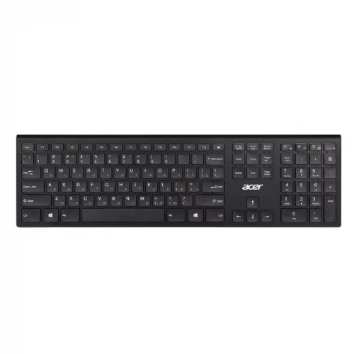 Клавиатура/ Клавиатура беспроводная Acer OKR020 Wireless 2.4G slim Multimedia black (ZL.KBDEE.004)
