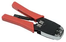 ITK Инструмент обжимной для RJ-45/ 12 с храповым механизмом вертикальный обжим (TM1-B11V)