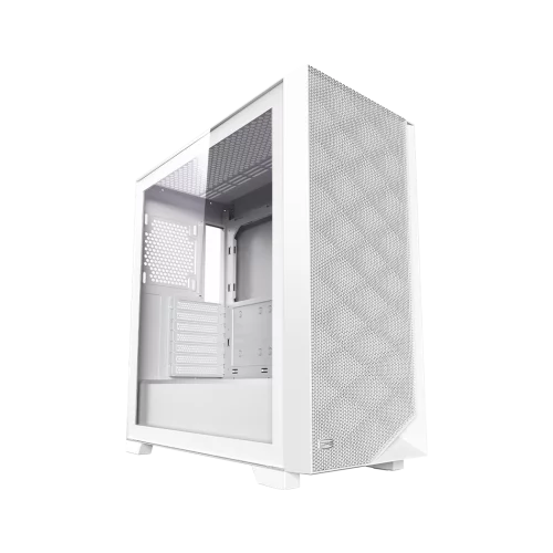 Корпус без блока питания/ Case PCCooler C3D510 WH ARGB, Midi-Tower, TG, Mesh, 3x120mm ARGB, 2xUSB-A 3.0, E-ATX, ATX, mATX, mITX White фото 2