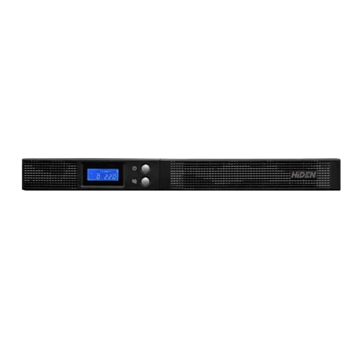 ИБП HIDEN KLPS700RM-N 700ВА/630Вт Rackmount 1U, 4xIEC C13, LCD, USB, SNMP слот, RS232, EPO, RJ45/11,/ Line-Iinteractive Rack UPS LCD