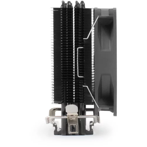 Exegate EX295003RUS Кулер ExeGate Dark Magic EE400XL-PWM.ARGB (Al+Cu, черное покрытие, 4 тепл.трубки, LGA775/ 1150/ 1151/ 1155/ 1156/ 1200/ 1700/ AM2/ AM2+/ AM3/ AM3+/ AM4/ AM5/ FM1/ FM2/ 754/ 939/ 940, TDP 125W, Fan фото 4