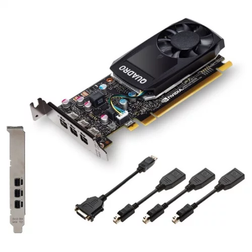 Видеокарта/ VGA PNY NVIDIA Quadro P400, 2 GB GDDR5/64 bit,3xMini DisplayPort, ATX