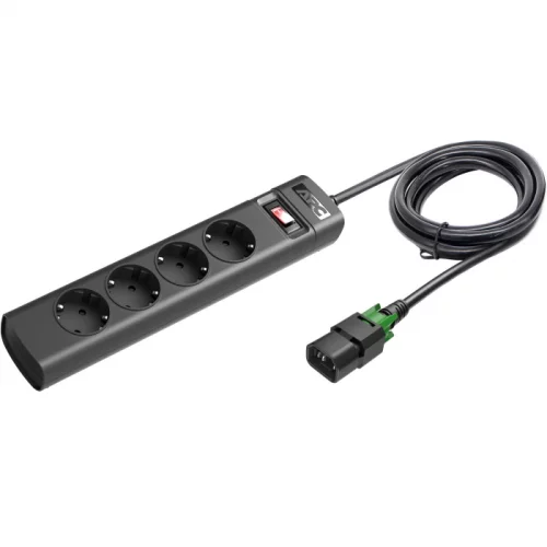 Сетевой удлинитель APC 1.5м (4 розетки) черный (коробка) (PZ42IZ-GR)
