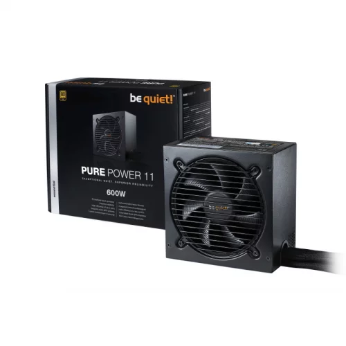 Блок питания Be quiet Pure Power 11, 600W, ATX 2.4, APFC, 80PLUS GOLD, 3xMoxle, FDD, 6xSATA, 120mm, RTL (BN294) фото 3