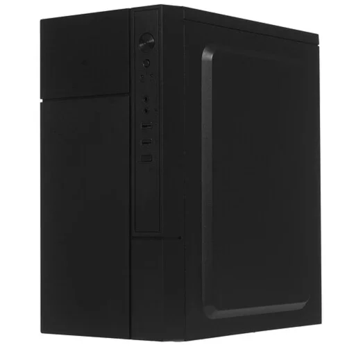 Корпус с блоком питания 450Вт./ Case Forza mATX case, black, w/PSU 450W 12cm, w/2xUSB2.0, w/pwr cord, w/o FAN (FZ-017-SX450R) фото 3