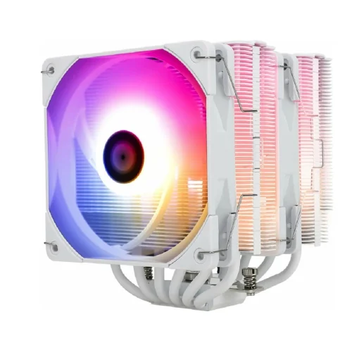 Thermalright Кулер Peerless Assassin 120 White ARGB LGA115X/1200/1700/AM4/AM5 (Dual Tower, 2x120mm ARGB PWM Fan, медное основание, 6 тепл. трубок 6мм) / TRPA120AW