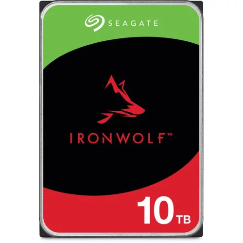 Жесткий диск/ HDD Seagate SATA3 10Tb IronWolf NAS 7200 256Mb 1 year warranty (replacement ST10000VN0004, ST10000VN0008)