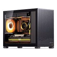 Корпус без блока питания/ Case JONSBO D32 STD, Mini-Tower, TG, no fan, 1xUSB-A 3.0 + 1xUSB-C 3.1, mATX, mITX Black (D32 STD BLACK)