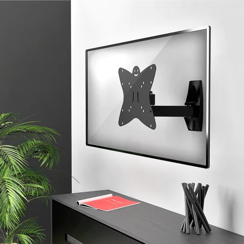 Кронштейн для телевизора Holder LCDS-5037 металлик 20-37 макс.30кг настенный поворот и наклон (LCDS-5037 METALLIC) фото 10