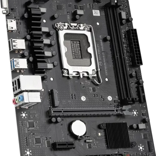 Материнская плата MAXSUN MS-Challenger H610M-R, LGA1700, H610, 2*DDR4, 3*SATA3, M.2, 2*USB 3.2, 4*USB 2.0, 1*PCIEx16, 1*PCIEx1, VGA+HDMI, mATX фото 3